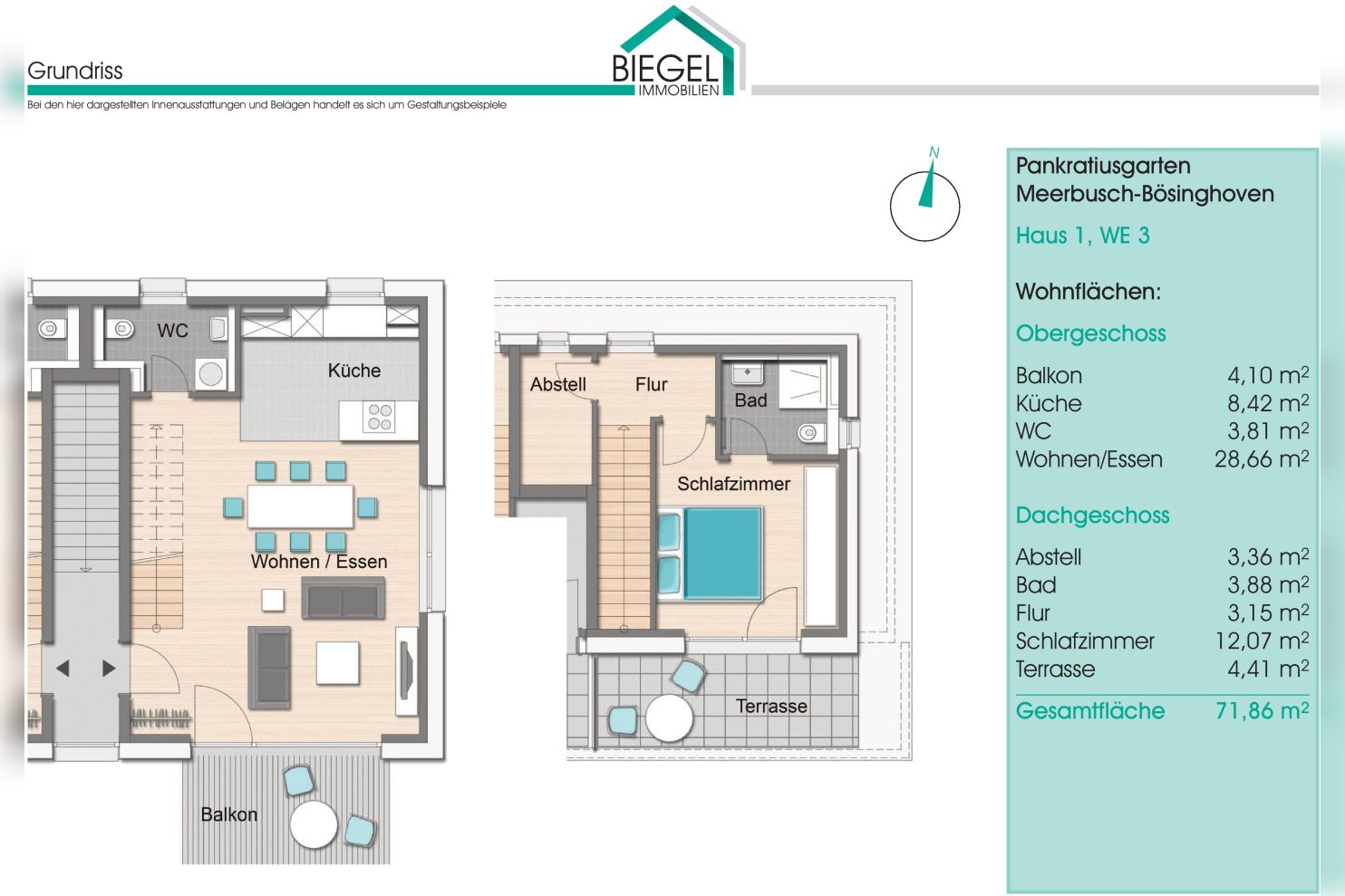 Immobilie Nr.BÖ-01.3 - BÖ-01.3;  2-Raum-Maisonettewohnung über OG und DG - Bild main.jpg