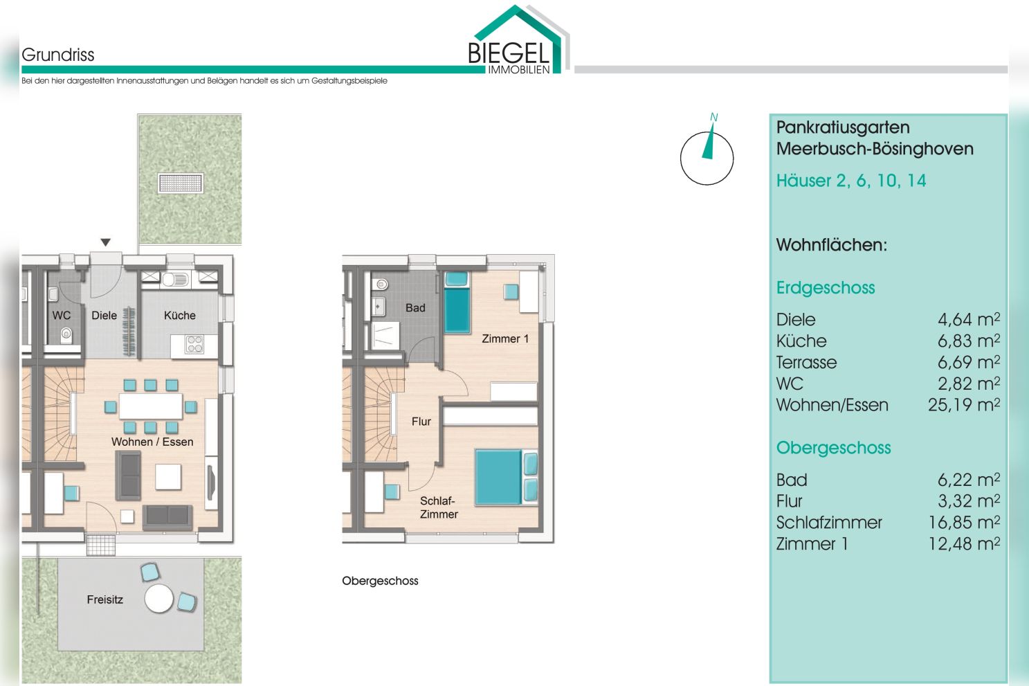 Immobilie Nr.BÖ-02; - BÖ-02; Reihenendhaus mit Garten; Dachterrasse + 2 TG-Stellplätze - Bild 5.jpg